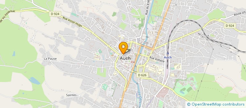 localisation de l'entreprise POINT AFI 32 à AUCH
