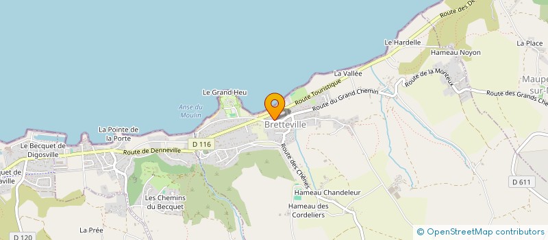 localisation de l'entreprise POINT BRETT'  BRETTEVILLE