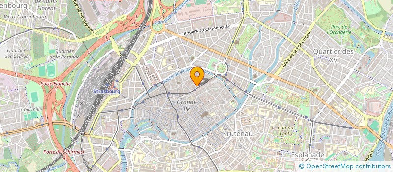localisation de l'entreprise POINT CAPITAL à STRASBOURG