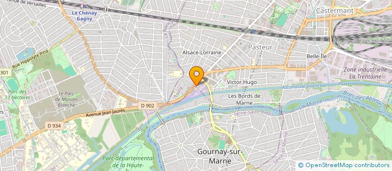 localisation de l'entreprise POINT.CAR SERVICES AUTOMOBILES  CHELLES