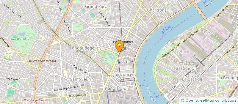 localisation de l'entreprise POINT CARROSSERIE 33-02 à BORDEAUX