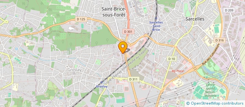 localisation de l'entreprise POINT CERAM  GROSLAY