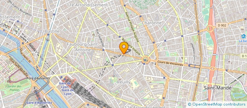 localisation de l'entreprise POINT CHAUD PLUS  PARIS 11