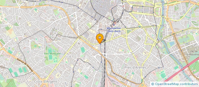 localisation de l'entreprise POINT CHAUD ST ROCH à MONTPELLIER