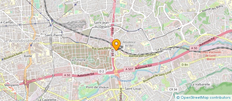 localisation de l'entreprise POINT CLIM MEDITERRANEE à MARSEILLE