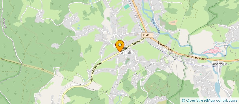 localisation de l'entreprise POINT COIFFURE  ANOULD