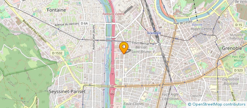 localisation de l'entreprise POINT COM' à GRENOBLE