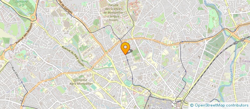 localisation de l'entreprise POINT COM à MONTPELLIER