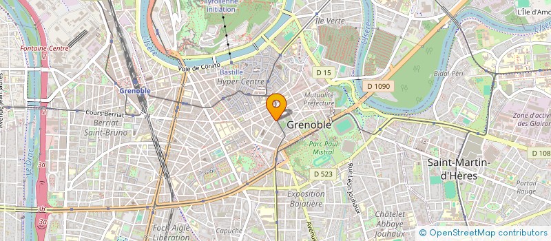 localisation de l'entreprise POINT COMME à GRENOBLE