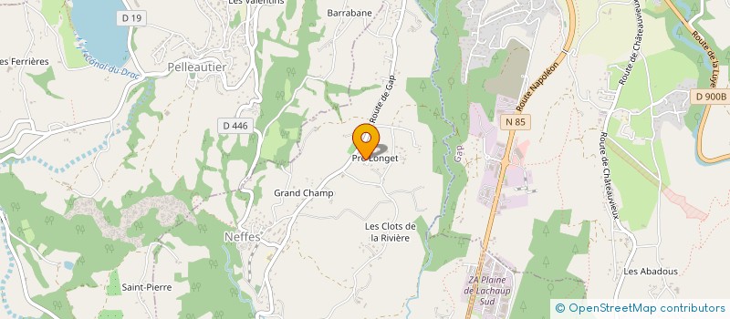 localisation de l'entreprise POINT COTE  NEFFES