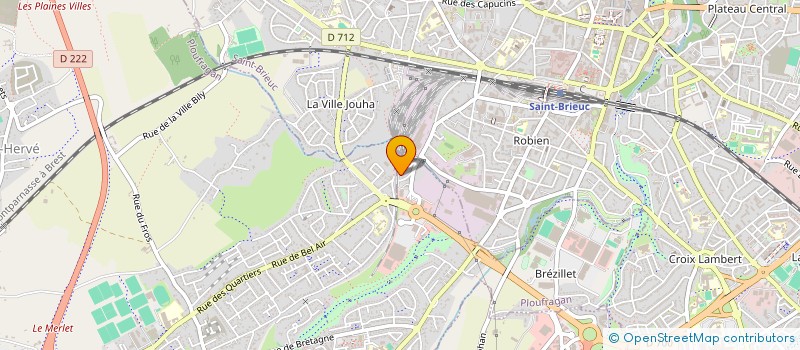 localisation de l'entreprise POINT CUISINE à PLOUFRAGAN