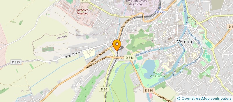 localisation de l'entreprise POINT D'ACCUEIL A L'INSTALLATION DE LA MEUSE à BRAS-SUR-MEUSE