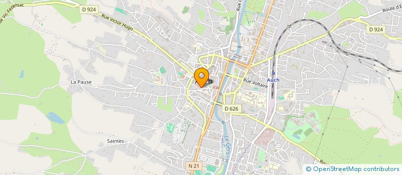 localisation de l'entreprise POINT D'APPUI à AUCH