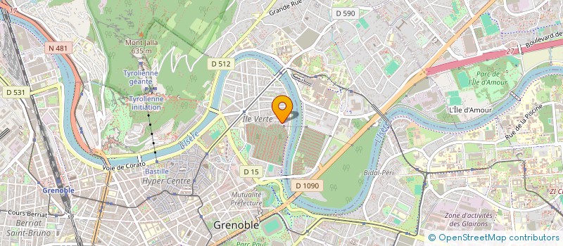 localisation de l'entreprise POINT D EAU  GRENOBLE