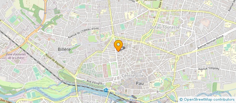 localisation de l'entreprise POINT D'EAU 64 à PAU