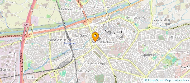 localisation de l'entreprise POINT D'OR OCCITANIE  PERPIGNAN