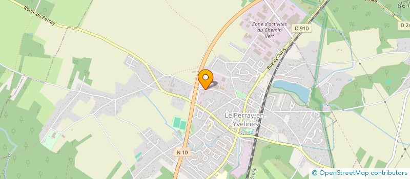 localisation de l'entreprise POINT D ORGUE  LE PERRAY-EN-YVELINES