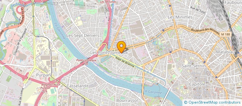 localisation de l'entreprise POINT D'ORGUE à TOULOUSE