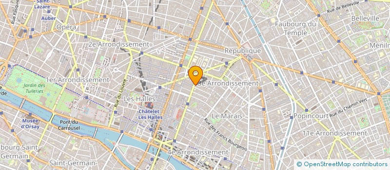 localisation de l'entreprise POINT D'ORGUE à PARIS