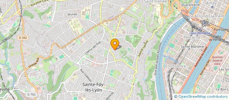 localisation de l'entreprise POINT D'ORGUE  SAINTE FOY LES LYON