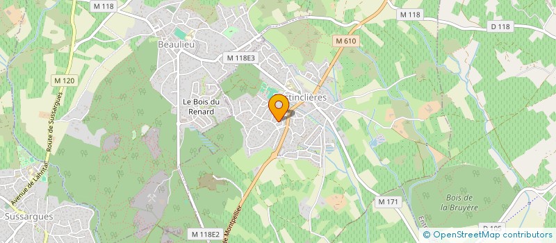 localisation de l'entreprise POINT D'ORGUE COMPAGNIE ANEDA  RESTINCLIERES