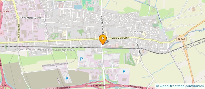 localisation de l'entreprise POINT D'UNION FAMILIALE  MARCK