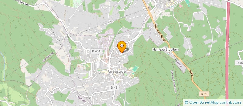 localisation de l'entreprise POINT DE BASCULE  GREASQUE