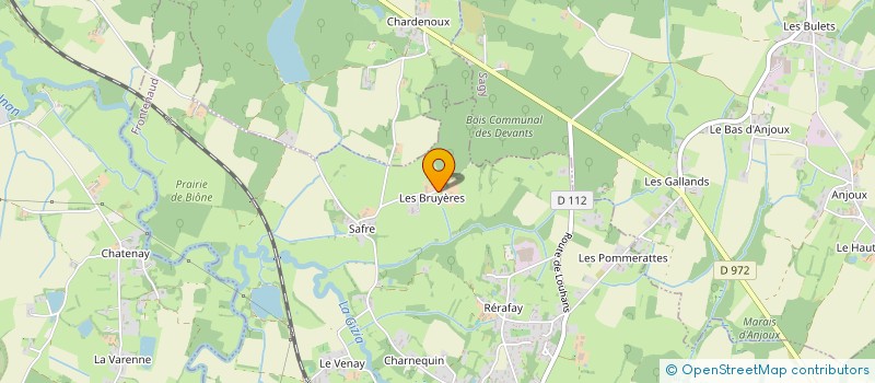 localisation de l'entreprise POINT DE CHUTE à FRONTENAUD