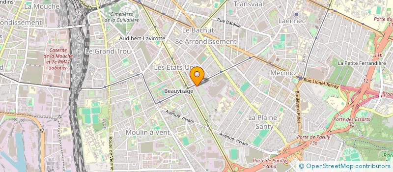 localisation de l'entreprise POINT DE LA BANDE  LYON