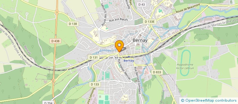localisation de l'entreprise POINT DE MIRE à BERNAY