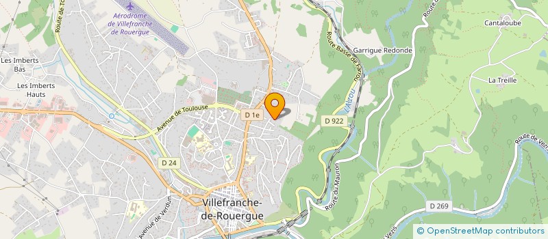 localisation de l'entreprise POINT DE VENTE COLLECTIF DU VILLEFRANCHOIS à VILLEFRANCHE-DE-ROUERGUE