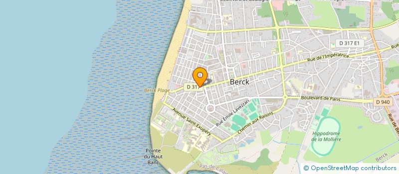 localisation de l'entreprise POINT DE VUE à BERCK