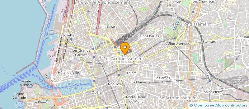 localisation de l'entreprise POINT DE VUE  MARSEILLE