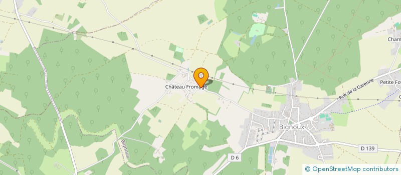 localisation de l'entreprise POINT DE VUE  BIGNOUX