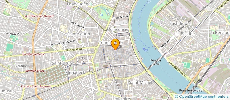 localisation de l'entreprise POINT DE VUE à BORDEAUX