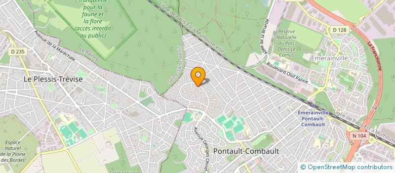 localisation de l'entreprise POINT DE VUE GESTION à PONTAULT-COMBAULT