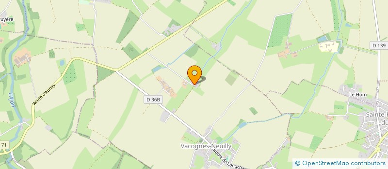 localisation de l'entreprise POINT DE VUE OPTIQUE  VACOGNES-NEUILLY