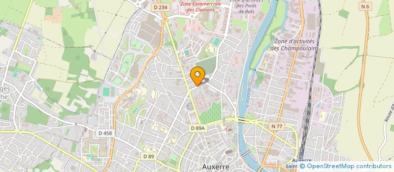 localisation de l'entreprise POINT DE VUE PRESSE ASSOCIATION  AUXERRE