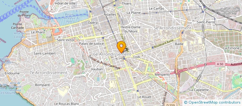 localisation de l'entreprise POINT DE VUE ROME à MARSEILLE