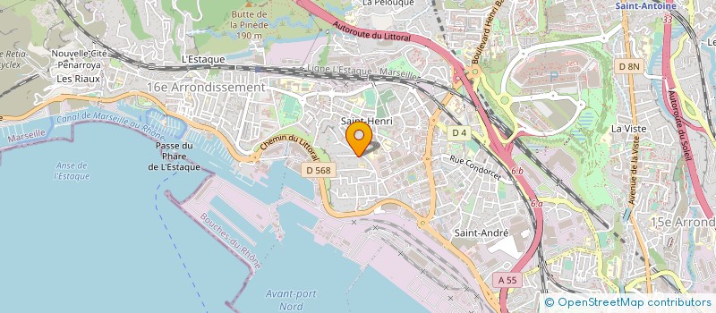 localisation de l'entreprise POINT DOC à MARSEILLE 16EME