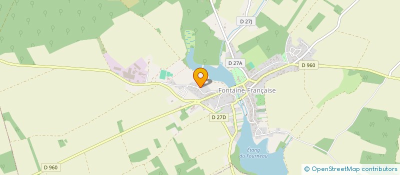 localisation de l'entreprise POINT DU JOUR  FONTAINE-FRANCAISE