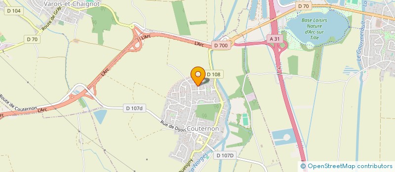 localisation de l'entreprise POINT DU JOUR  COUTERNON