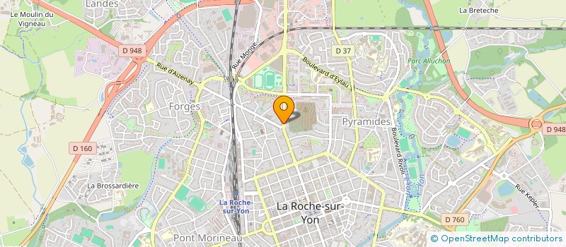 localisation de l'entreprise POINT DU JOUR PARTICIPATIONS à LA ROCHE-SUR-YON