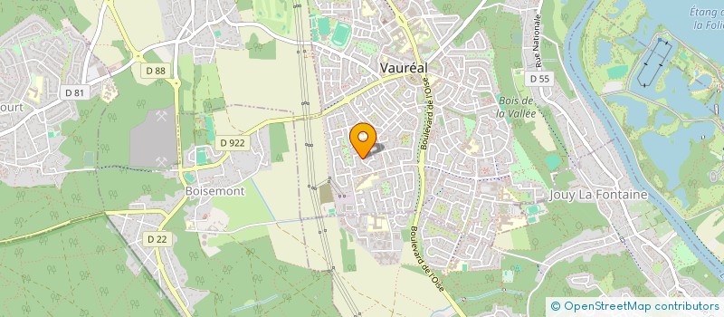 localisation de l'entreprise POINT ECHECS CONSEILS à VAUREAL