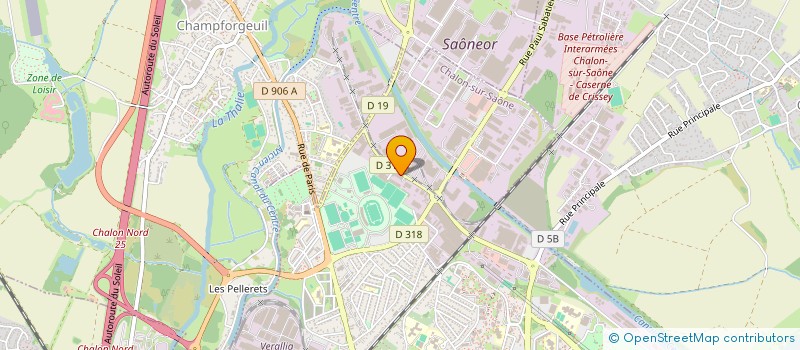 localisation de l'entreprise POINT ENERGY 71 à CHALON-SUR-SAONE