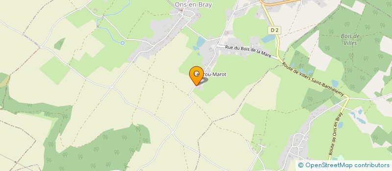 localisation de l'entreprise POINT EXE  ONS-EN-BRAY