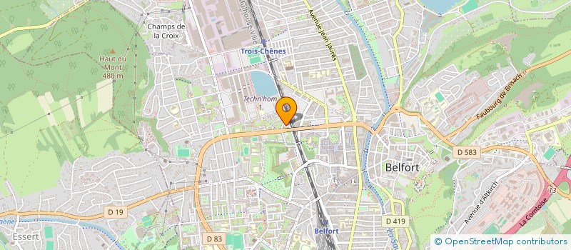localisation de l'entreprise POINT FAMILLES à BELFORT