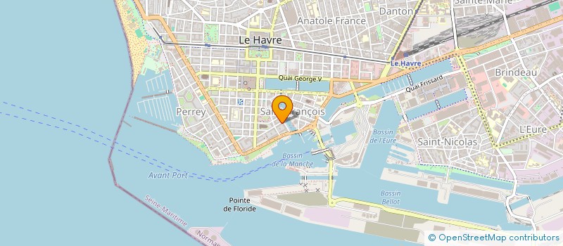 localisation de l'entreprise POINT FINAL à LE HAVRE