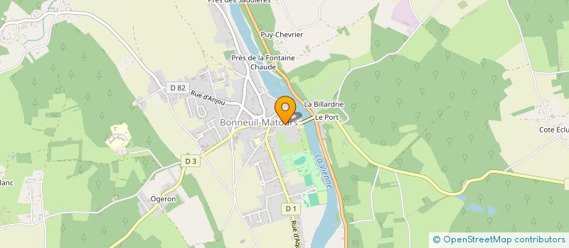 localisation de l'entreprise POINT FINAL  BONNEUIL-MATOURS