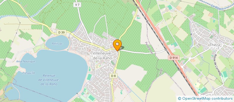 localisation de l'entreprise POINT FORME FITNESS  VILLENEUVE-DE-LA-RAHO